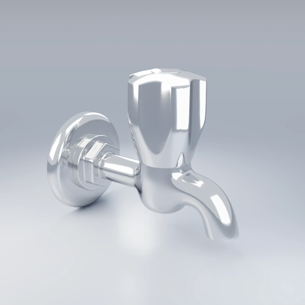 Faucet articulated object asset