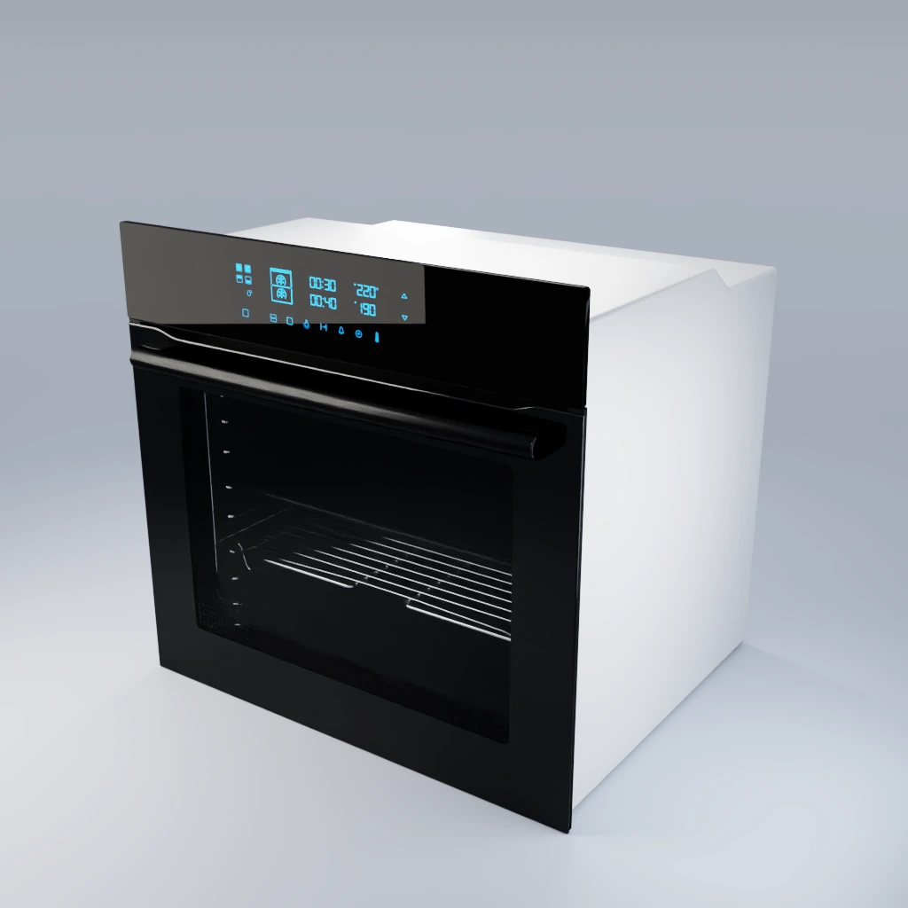 Oven articulated object asset