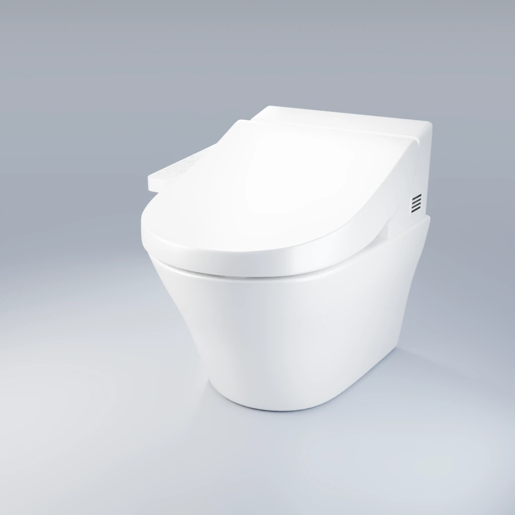 Toilet articulated object asset