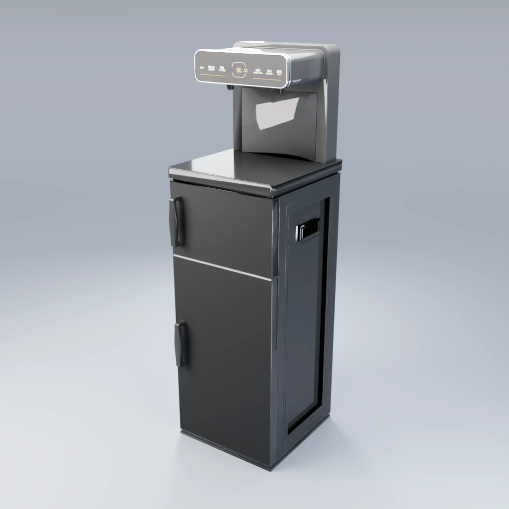 Water dispenser articulated object asset