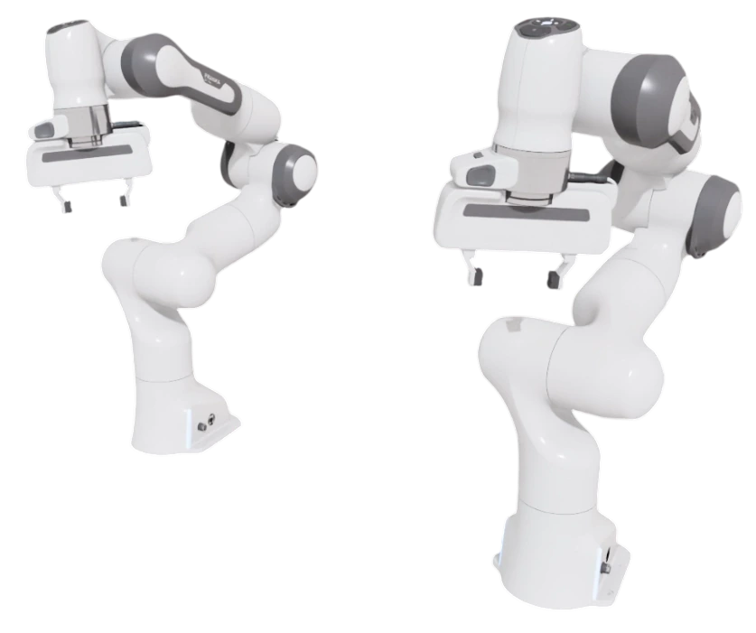 Dualarm Franka Panda robot embodiment