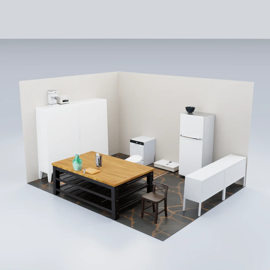 Alternative kitchen scene asset example